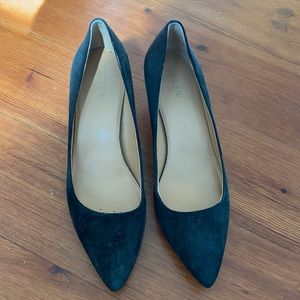 J.CREW kitten heels black size 9.5